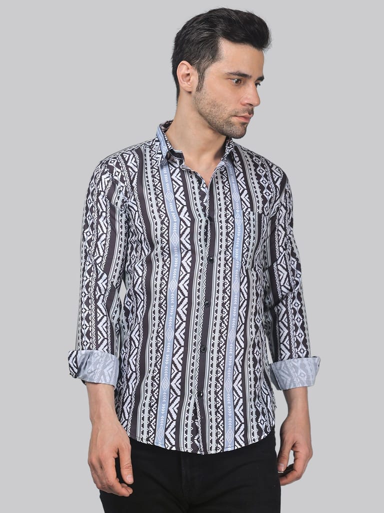 Whimsical Men's Printed Shirt