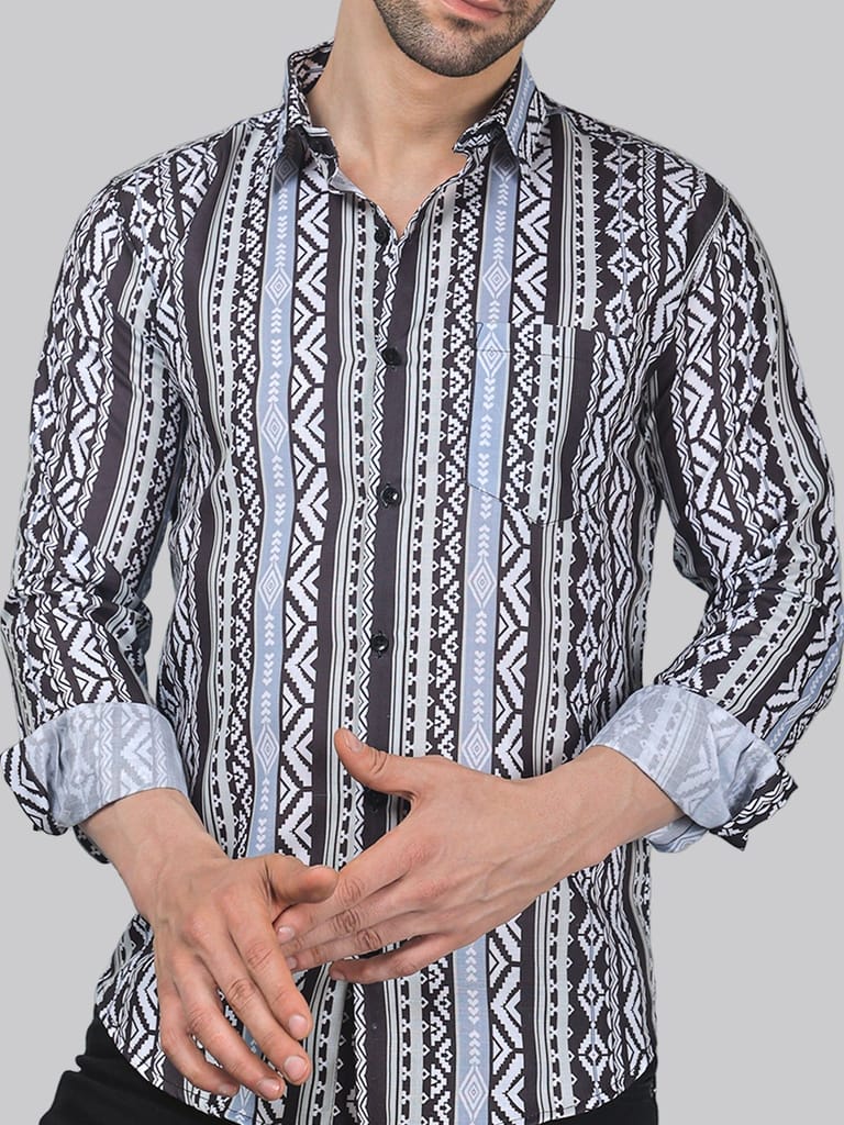Whimsical Men's Printed Shirt