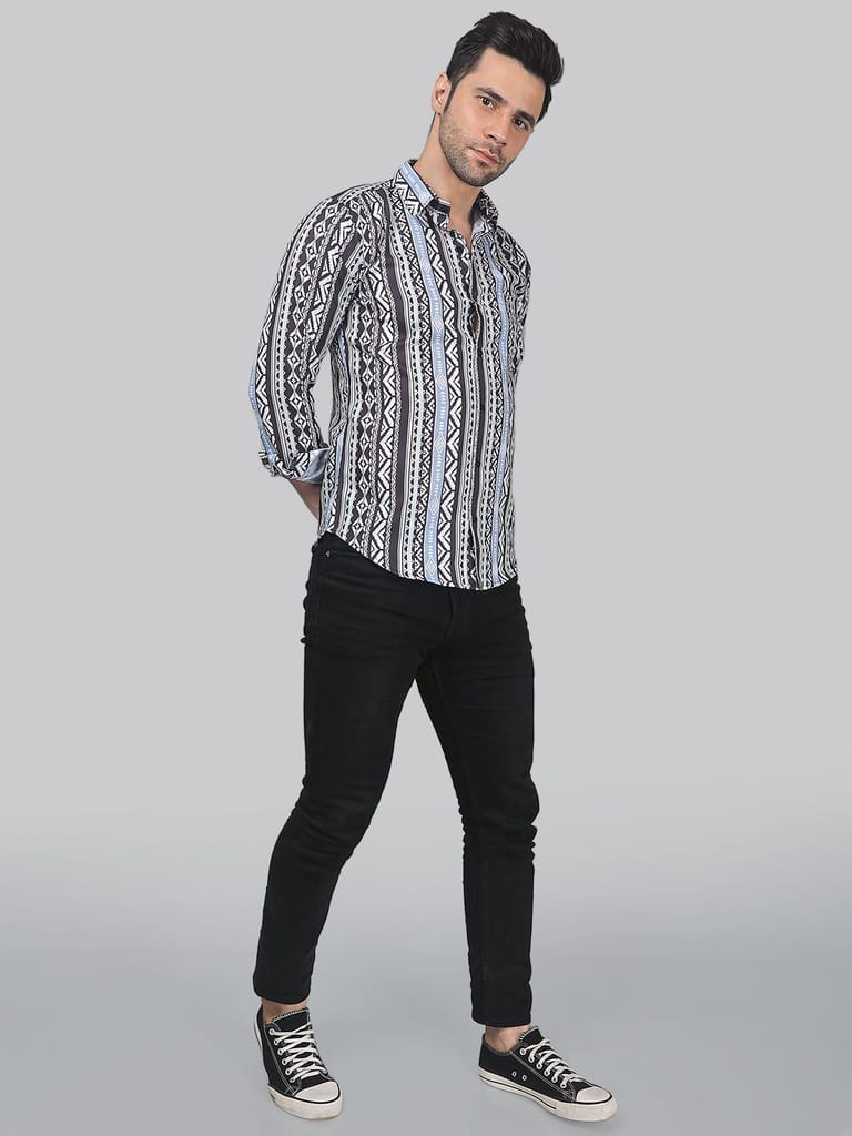 Whimsical Men's Printed Shirt