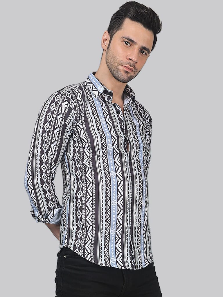 Whimsical Men's Printed Shirt