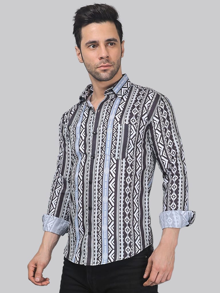 Whimsical Men's Printed Shirt