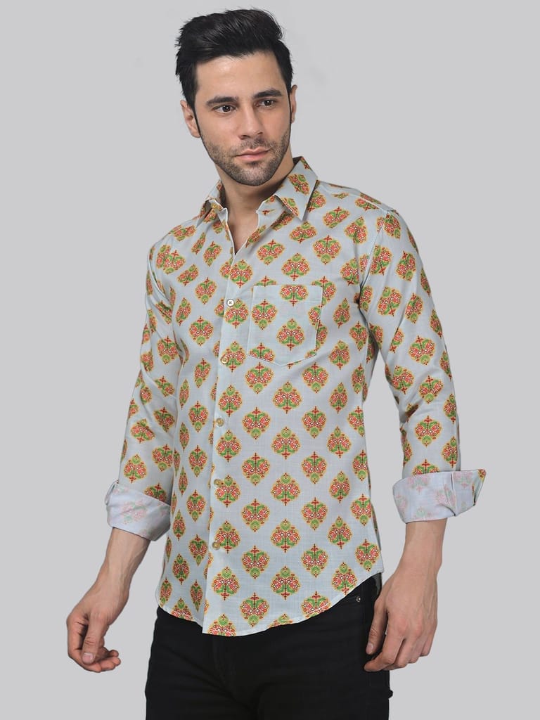 Eclectic Men's Printed Shirt