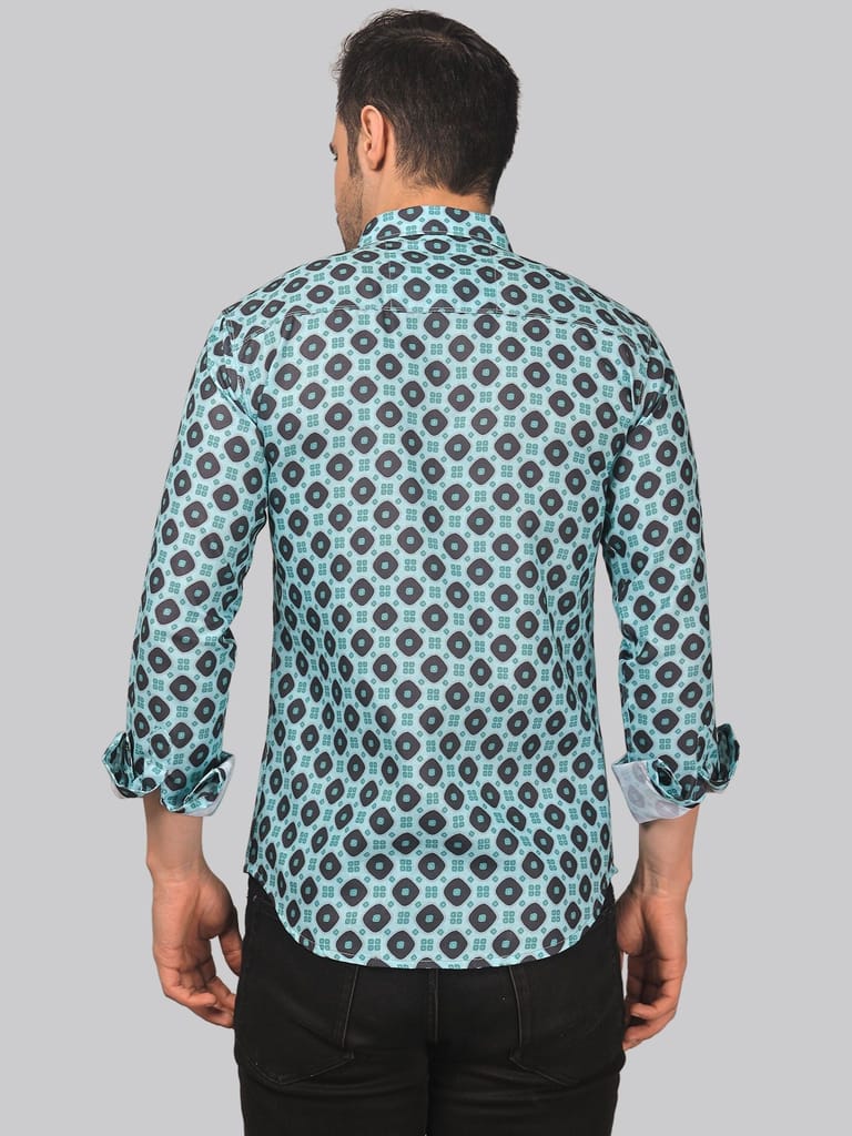 Street-glam Men's Printed Shirt