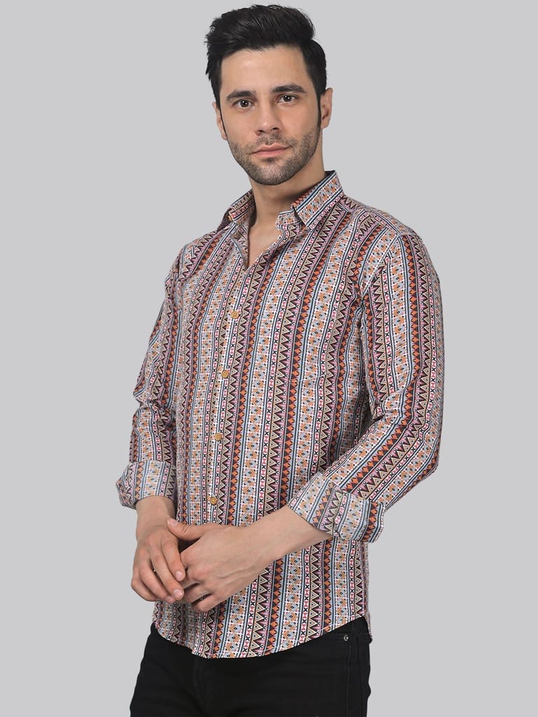 Nordic Men's Printed Shirt