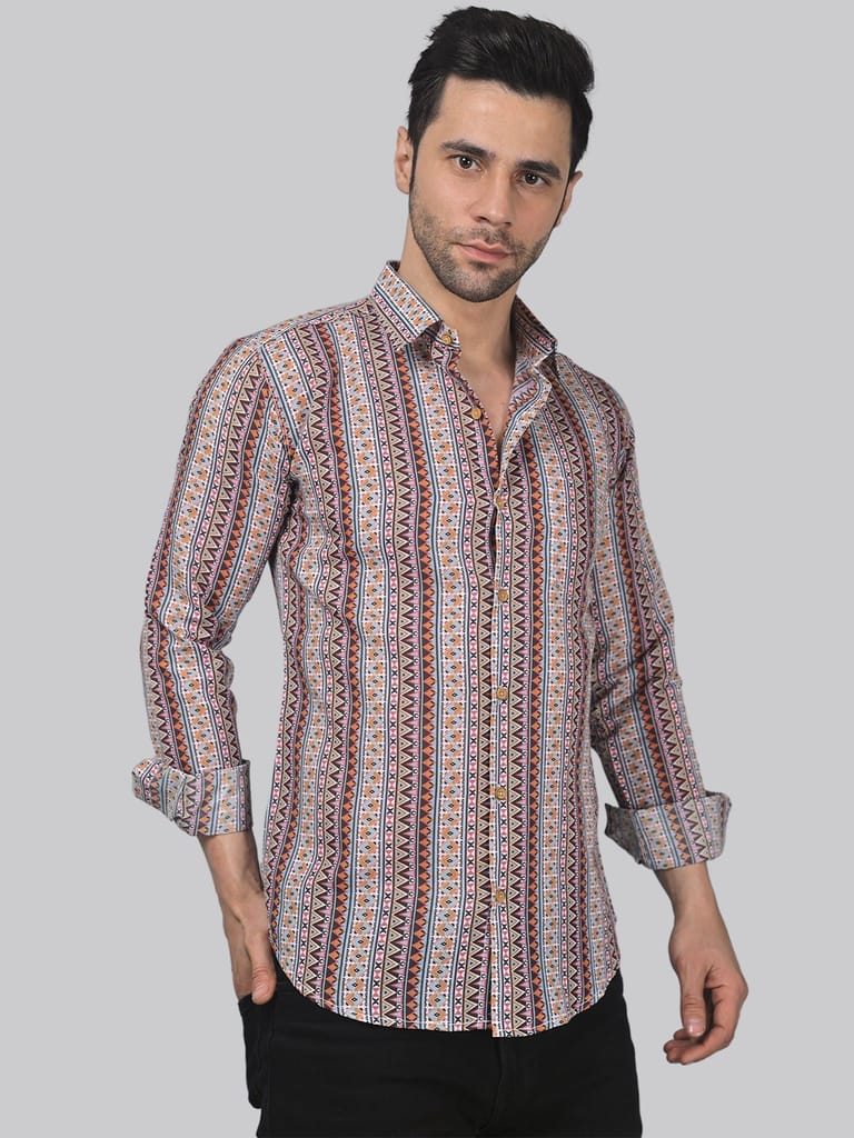 Nordic Men's Printed Shirt