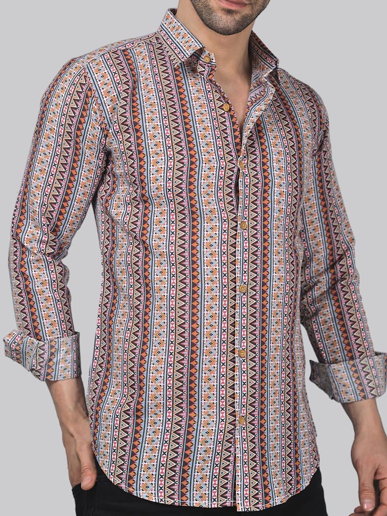 Nordic Men's Printed Shirt