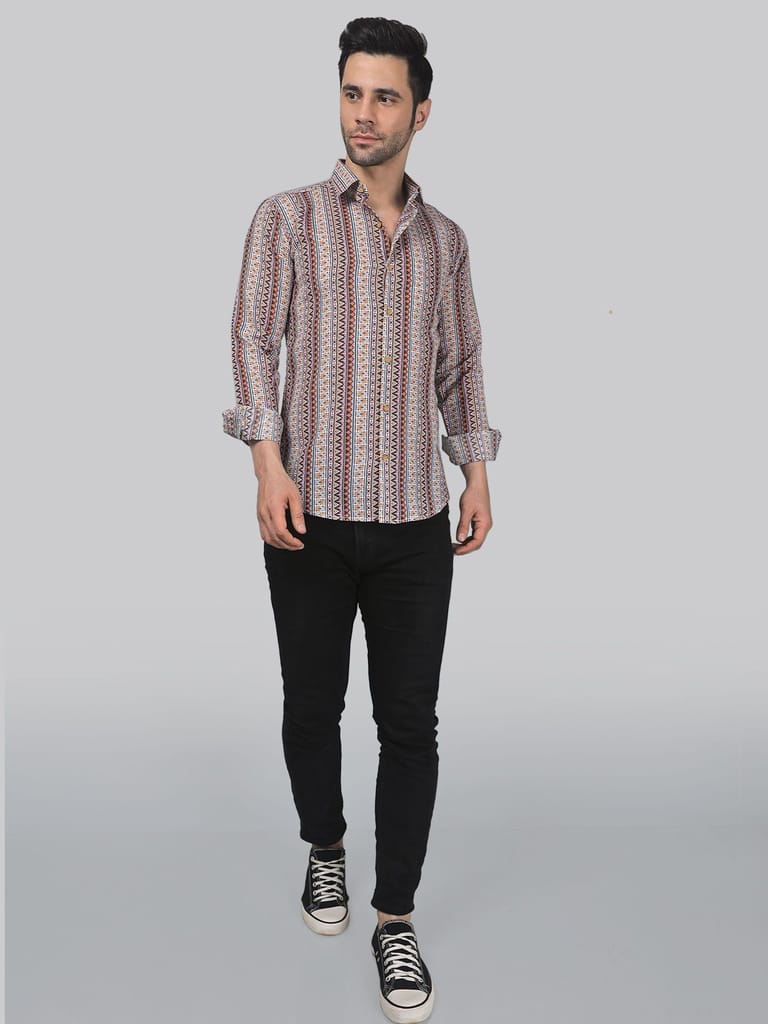 Nordic Men's Printed Shirt