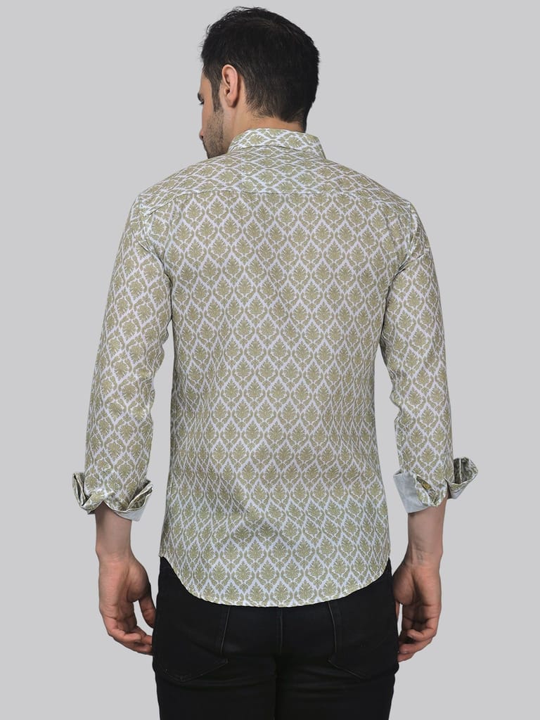 Classic-contemporary Men's Printed Shirt