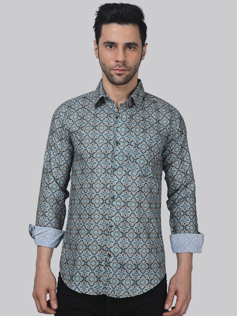 Exotic-glam Men's Printed Shirt