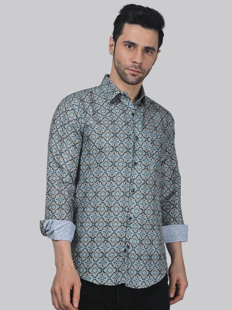 Exotic-glam Men's Printed Shirt