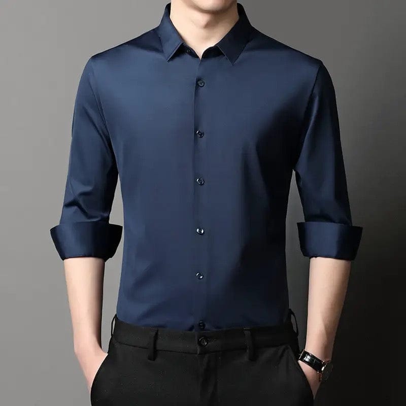 Treasure Fabulous Navy Blue Men's Shirt