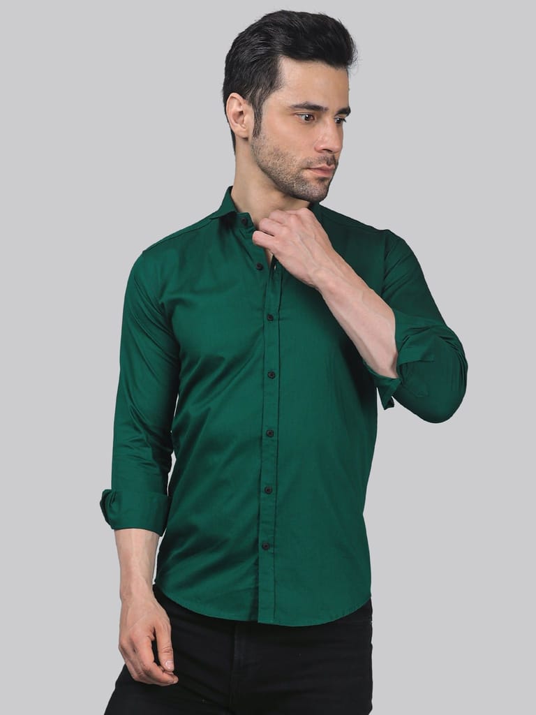 Grunge Green Men's Shirt