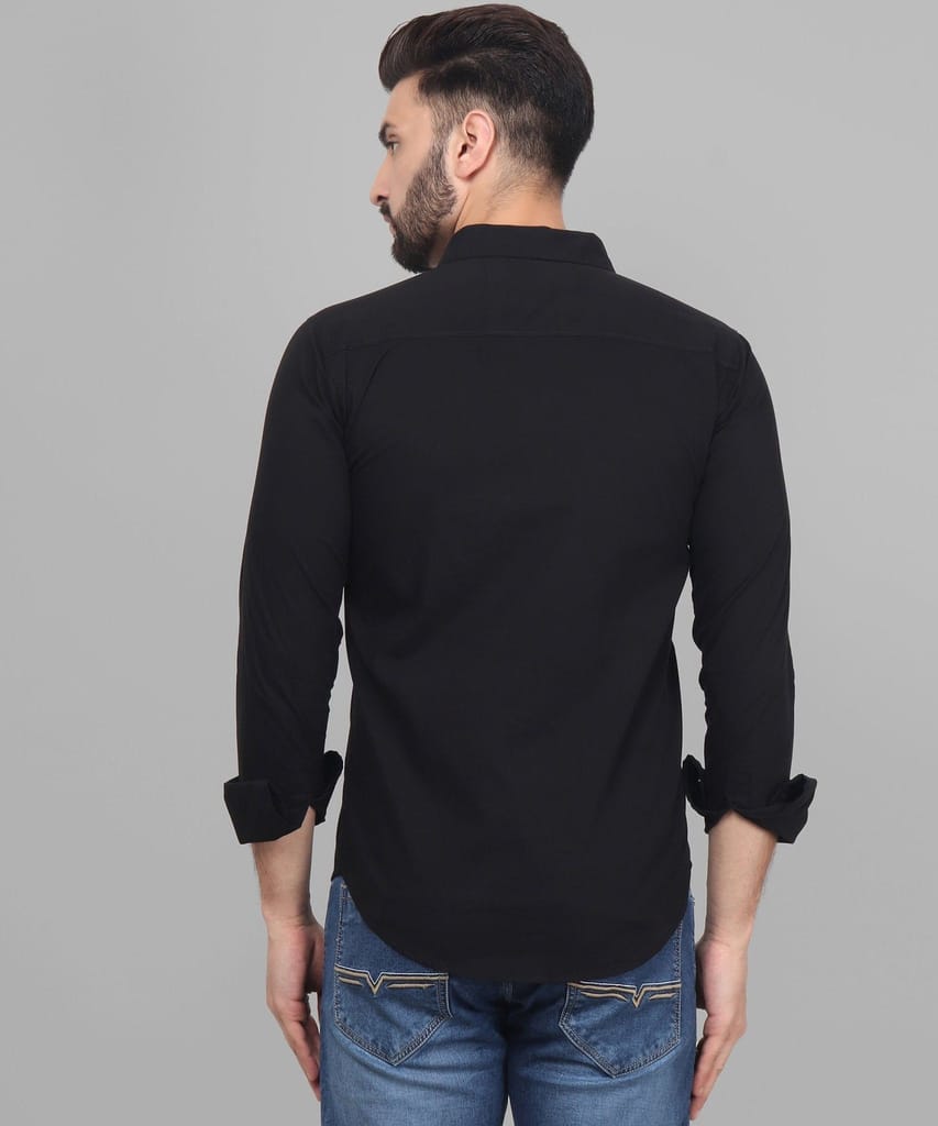 Shade Black Button Down Men's Shirt