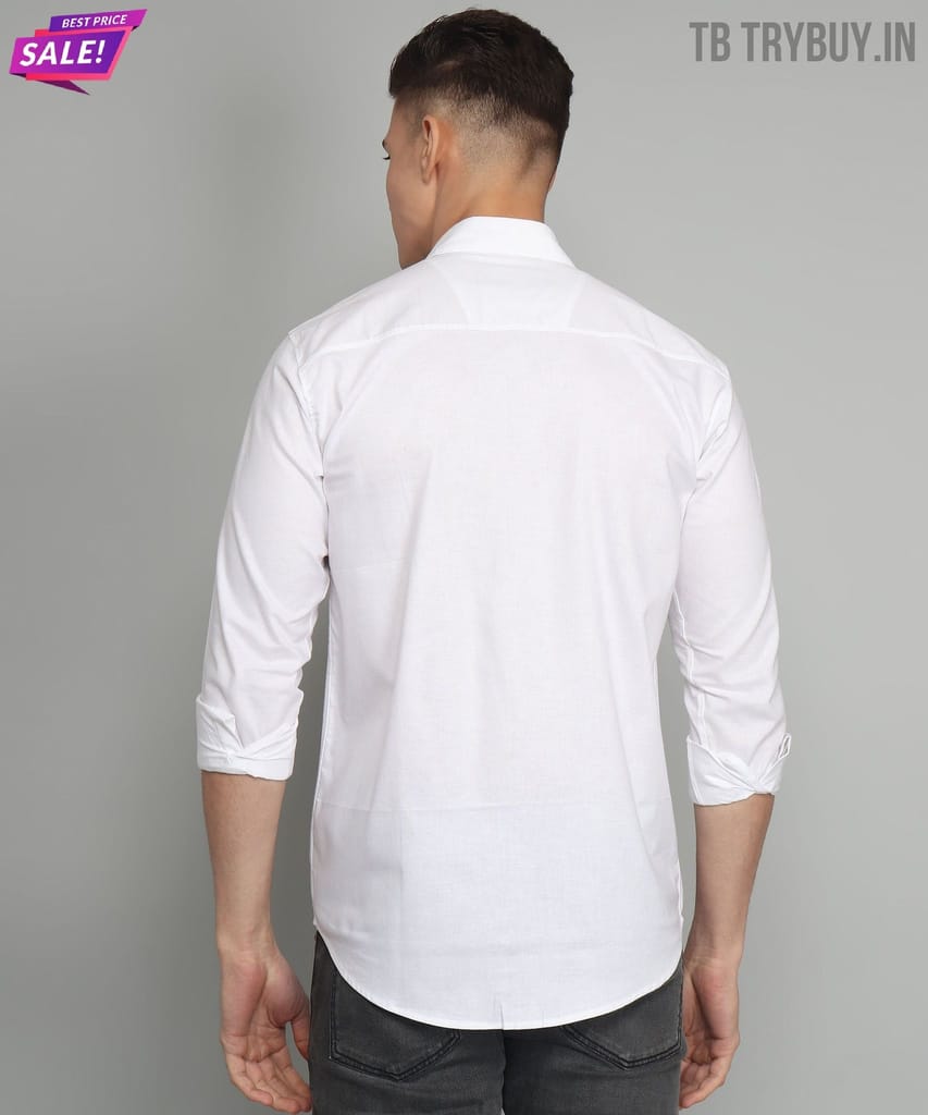 White Double Pocket Shirt