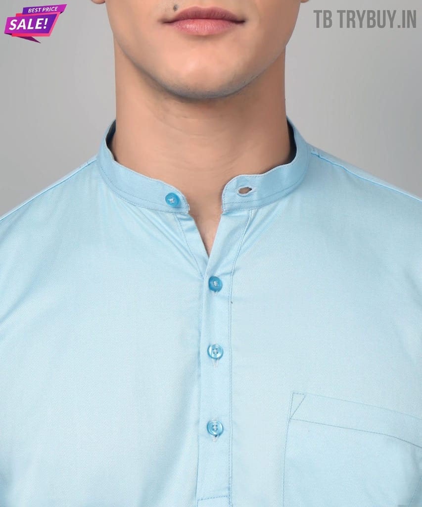 Ethnic Sky Blue Kurta for Men