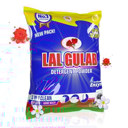 lalgulab Double Power Top Load Washing Powder 7KG (3KG Free) Detergent Powder 10 kg (Aqua Fresh)