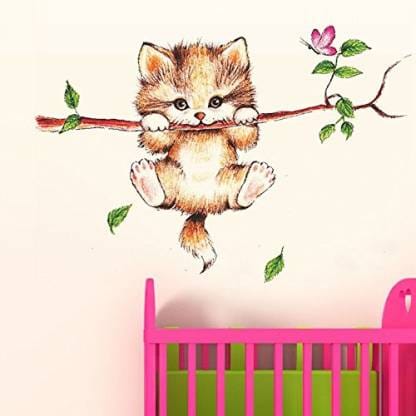caty on branch  Wall Stickers
