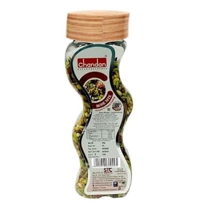 Chandan Mouth Freshener Rose Mix Mukhwas (Saunf) 100% Natural | 80 grams | Aids Digestion and Purifies Blood