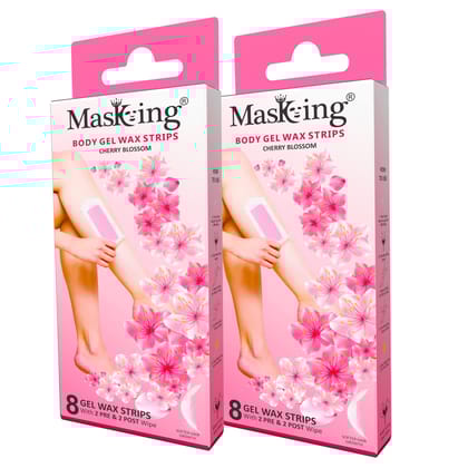 Masking Hair Removal Body Gel Wax Strip Classy and Superior Unique Hair Removal Gel Wax with Post Wipes Ideal for Legs, Underarms, and Arms for Girls and Women, 2 strips stick together ( 8 X 2 = 16 strips ), (Pack 02) Masking Hair Removal Body Gel Wax Strip Classy and Superior Unique Hair Removal Gel Wax with Post Wipes Ideal for Legs, Underarms, and Arms for Girls and Women, 2 strips stick together ( 8 X 2 = 16 strips ), (Pack 02)