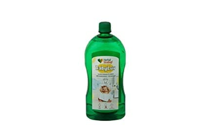 Herbal Strategi Natural Fabric Wash for Baby | Liquid Detergent for Top Load & Front Load Washing Machine | Suitable For All Fabrics | 1 Litre