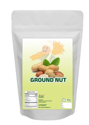 Organic Raw Peanuts/Moongphali - 1 Kg | Pack of 1 Unadulterated | Healthy Snack | Versatile Ingredient