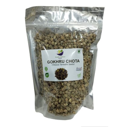 Kunjika Jadibooti Gokhru Chota - Tribulus Terrestris Seeds - Small Caltrops Natural - 200 gm