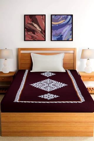 Garvi Gurjari (A Gujarat Govt Enterprise) Maroon Applique Work