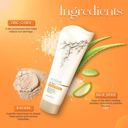 Ozone D-tan Face Pack (100gm)