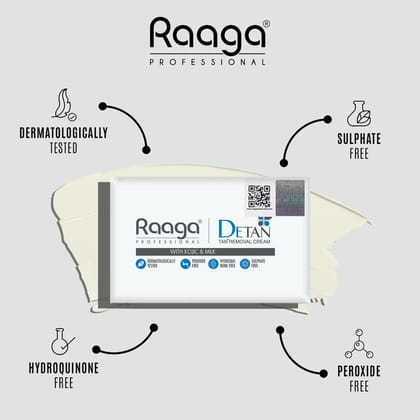Raaga Professional De-Tan Removal Cream (72 gm)