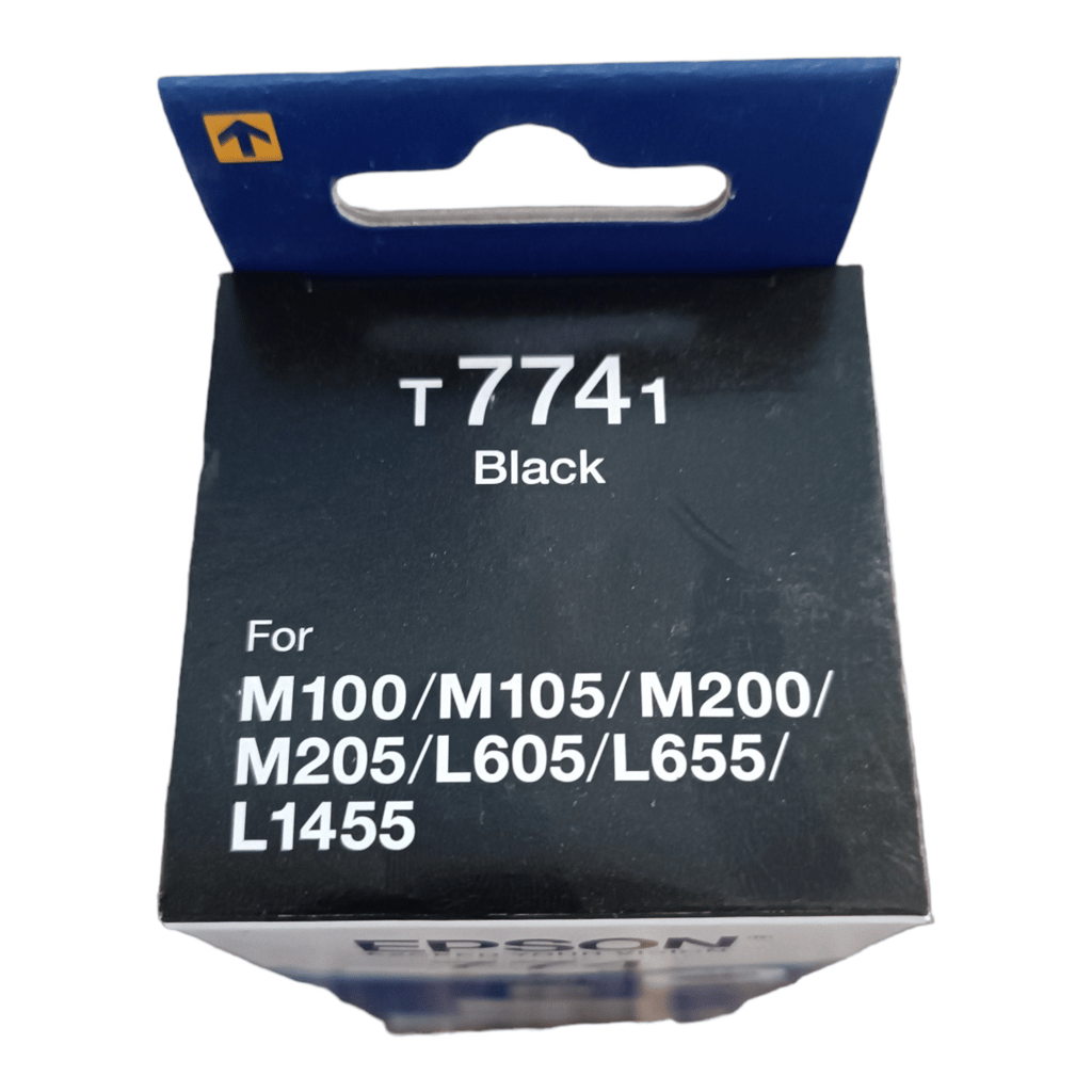 Genuine Epson T7741 (140ml) Black Ink Bottle for M100, M105, M200, M205, M605, M655, and L1455