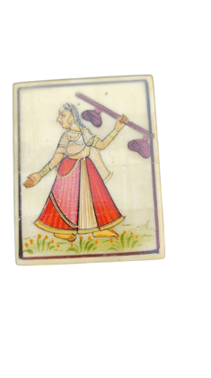 Jakir Hussain Bone Storage Box Ambuj Painting Antique Finish Multipurpose Box | Set of 1
