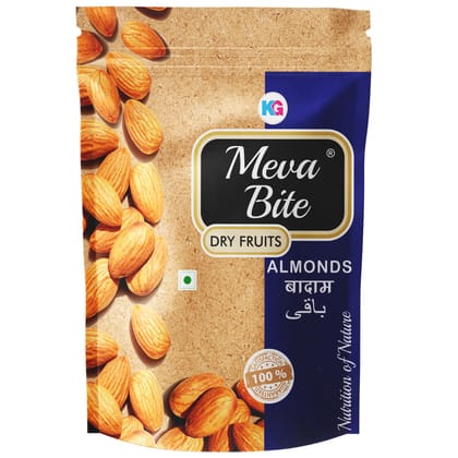 Meva Bite California Almonds 100% Pure & Organic,200gm(Badam)