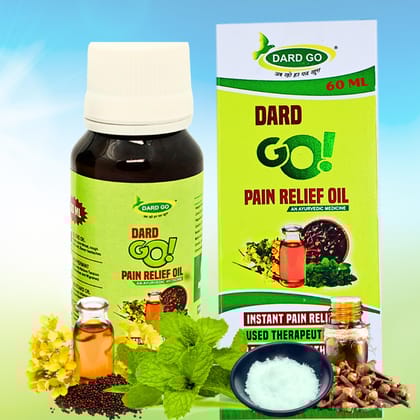 DARDGO Pain Relief Oil for Joint Pain. Knee Pain, Sciatica Pain, Body Pain Relief | 60 ml Pack of 1