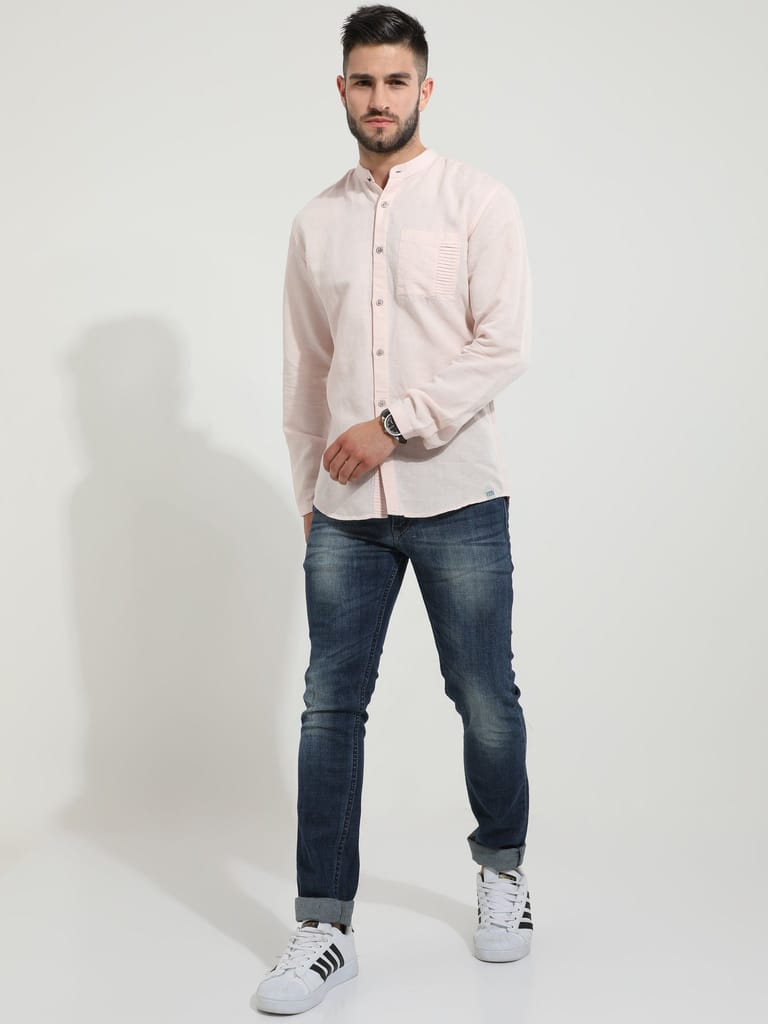 Quartz Mod Pink Linen shirt