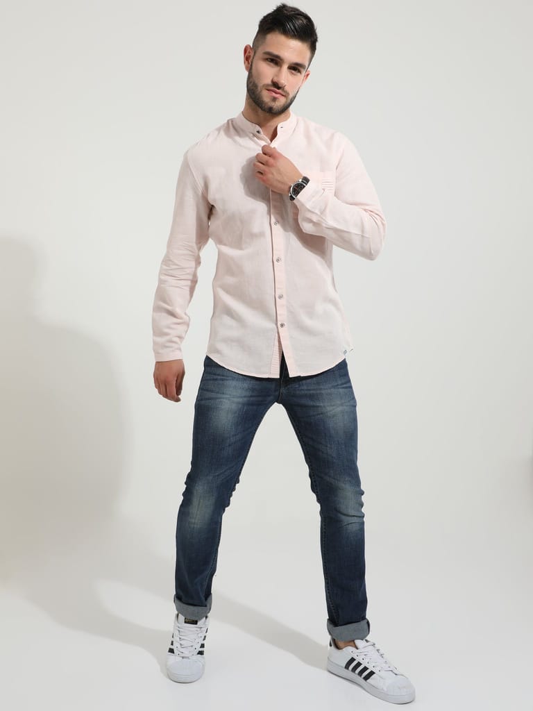 Quartz Mod Pink Linen shirt