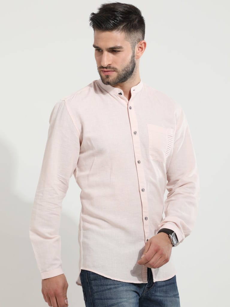 Quartz Mod Pink Linen shirt