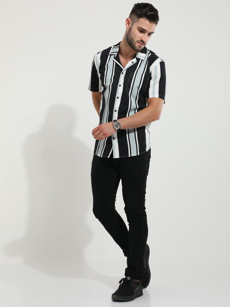 Unibold Black and White Shirt