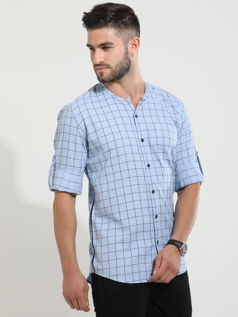 Checksist Blue Shirt