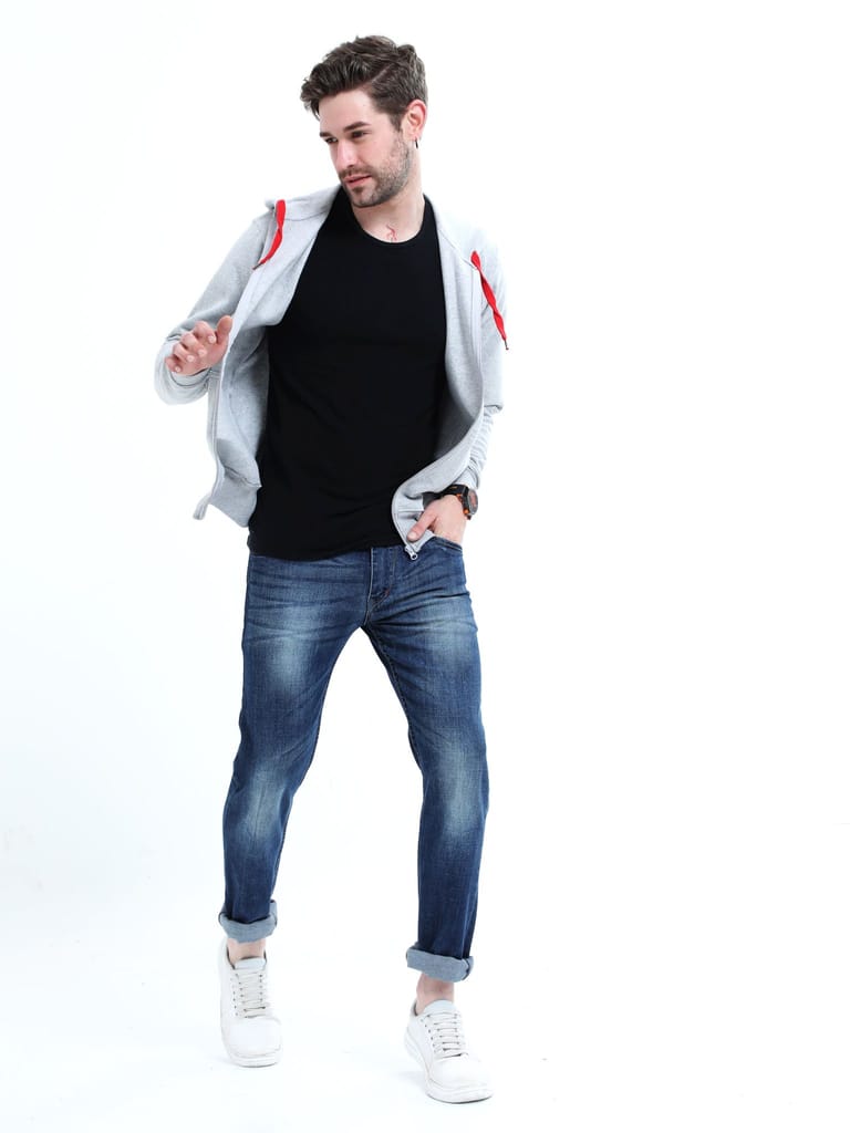 Drogo Dungeon Grey Melange Hoodie