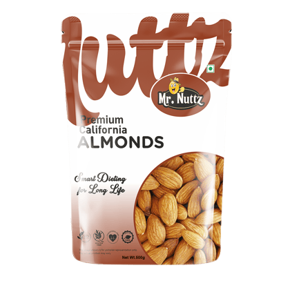 Mr.Nuttz 100% California Almonds 500g