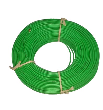 Oreva 0.75mm Flame Retardant PVC Insulated 1100V Cable, Length 90m, Green/Red (08WT CFL 01pc Free)