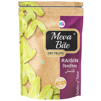 MEVABITE Organic Raisins | Freshly Hand Picked Healthy & Juicy Raisins (Kishmish) | 100% Pure and Organic Dry Fruit and Nuts