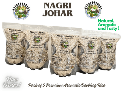 Nagri Johar Aromatic Devbhog Rice Scented (Pack of 5) Pure Natural Rice