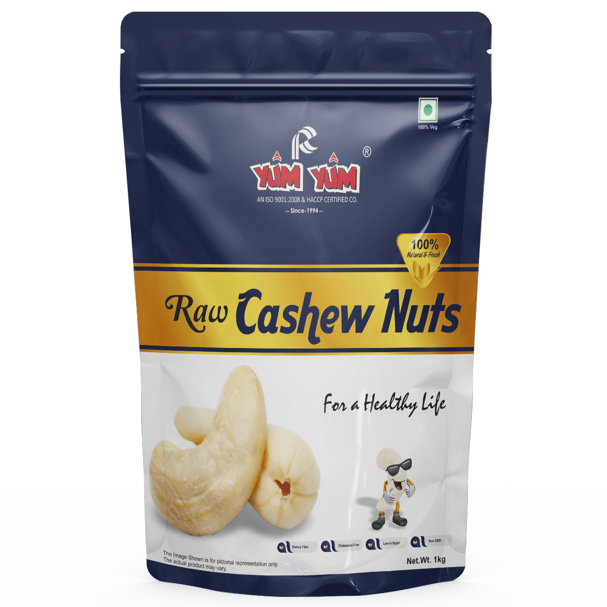 Yum Yum Cashews(Kaju) 1kg