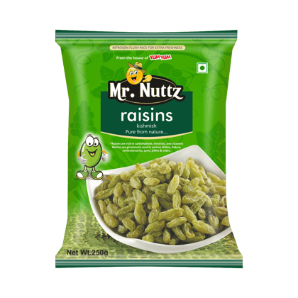 Mr. Nuttz Premium Raisins(Kishmish) 250g