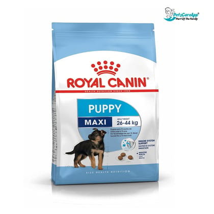 Royal Canin Dry Dog Food Maxi Puppy, Meat Flavour, 4 kg