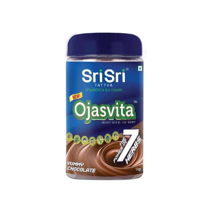 Sri Sri Tattva Chocolate Ojasvita - Sharp Mind & Fit Body, 1kg Pet Jar