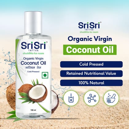 Organic Virgin Coconut Oil - Cold Pressed, 100ml