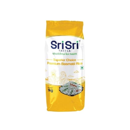 Sri Sri Tattva Superior Choice Premium Basmati Rice, 1kg