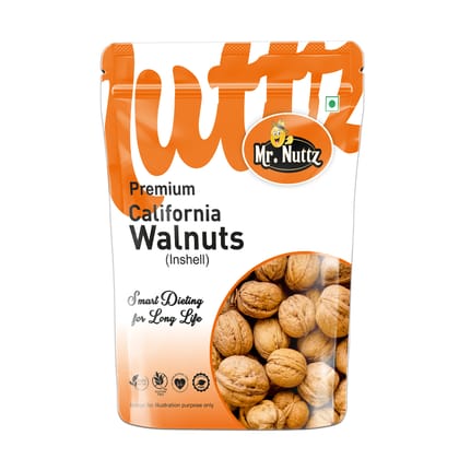 Mr.Nuttz Premium Inshell Walnuts(Akhrot) 200g